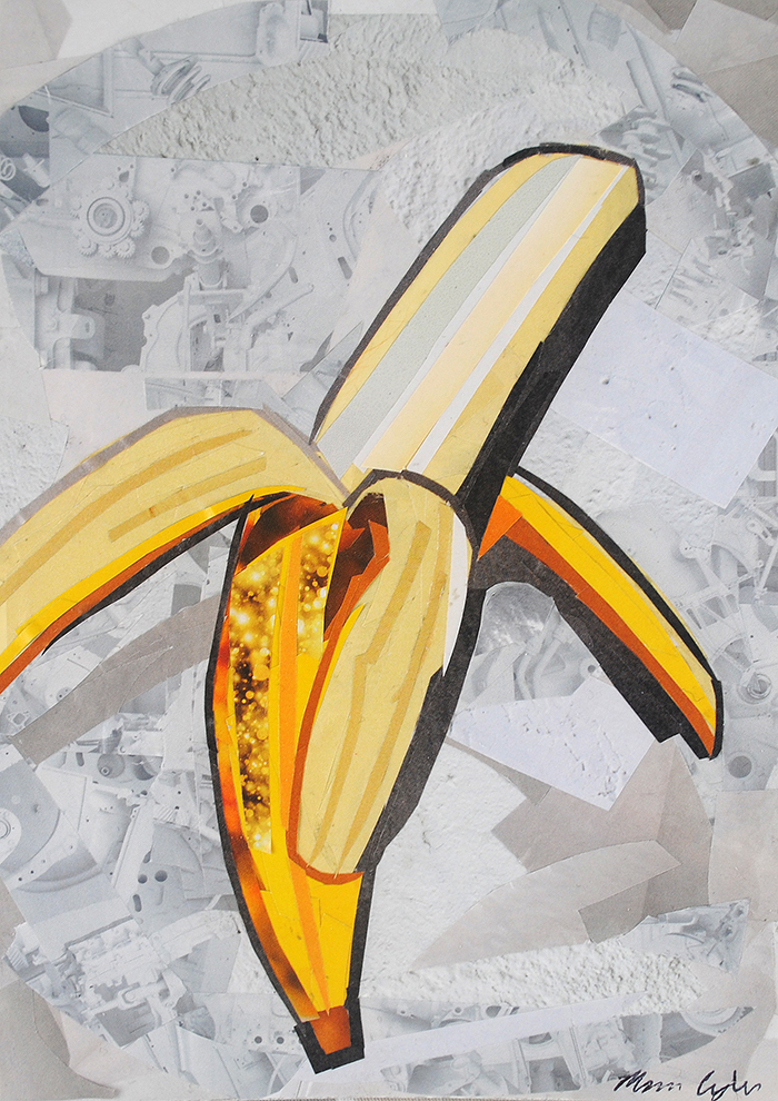 Go Bananas collage by Megan Coyle