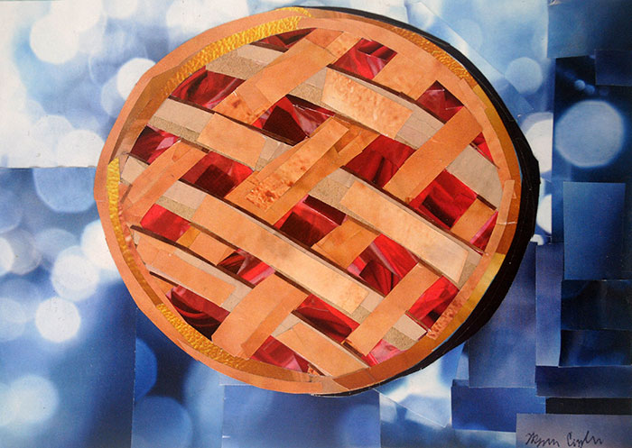 You're Sweet as Pie is a collage by collage artist Megan Coyle